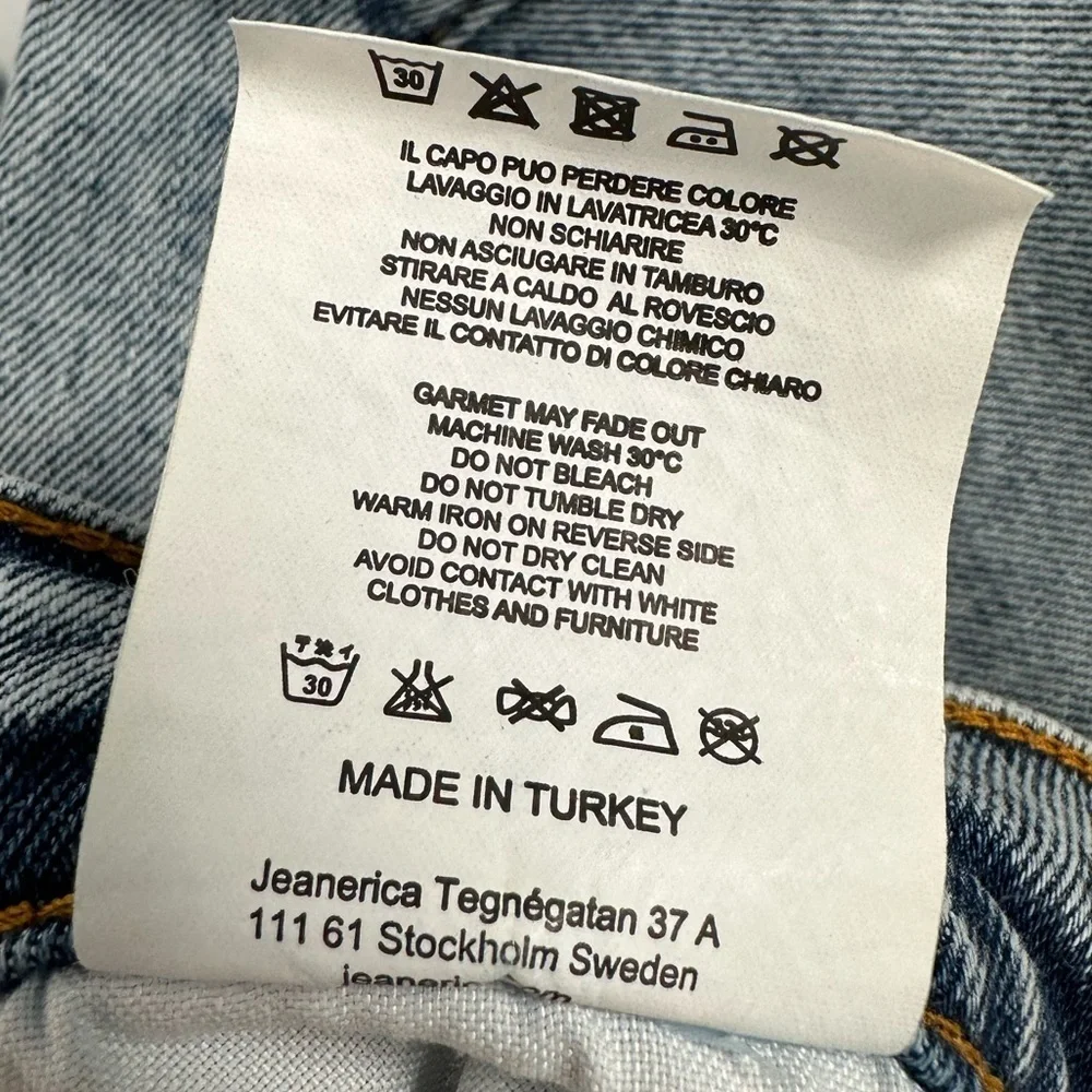Jeanerica Casual Jeans Vintage 82 Light Blue Wash 31/34 CW002 - Picture 13 of 13